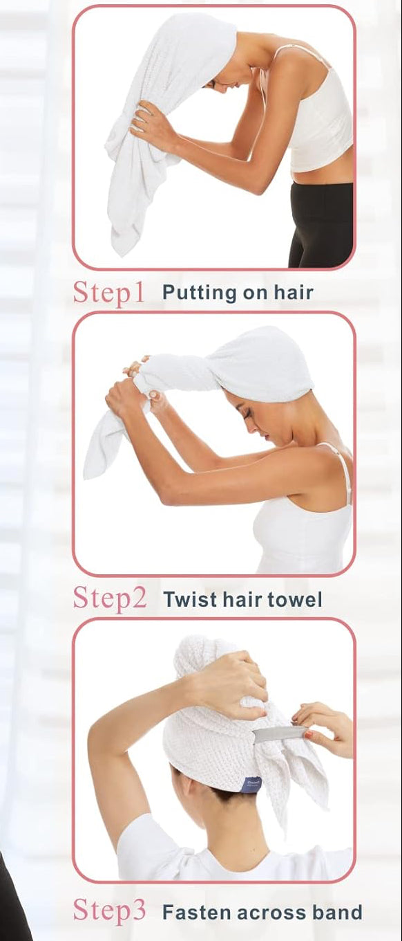 Essential Microfiber Hair Towel Wrap